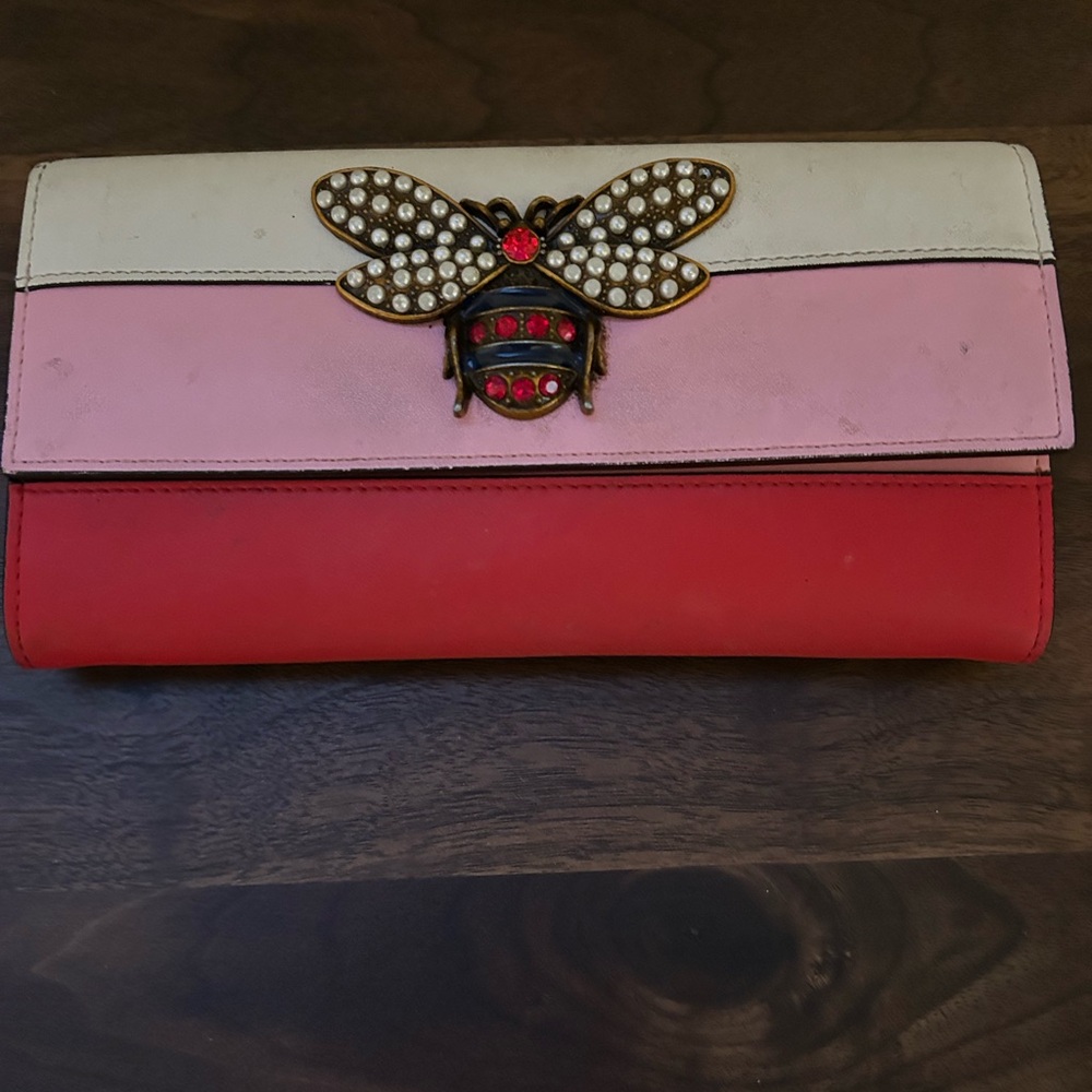 Elegant Pink and Red Women's Clutch